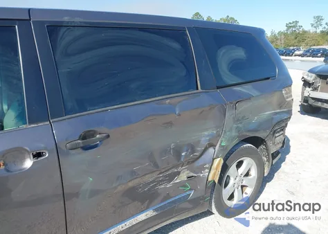 2014 Toyota Sienna L V6 7 Passenger z USA, uszkodzony, nr VIN 5TDZK3DC6ES429641